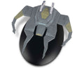 Baran's Miradorn Raider Model Die Cast Ship STDC147 (Eaglemoss / Star Trek), rear view