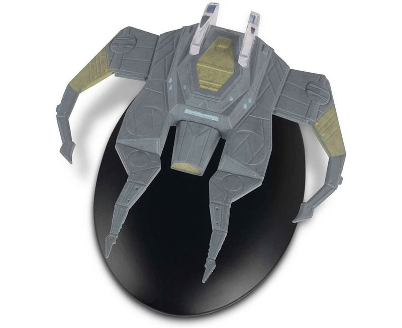 Baran's Miradorn Raider Model Die Cast Ship STDC147 (Eaglemoss / Star Trek), rear view