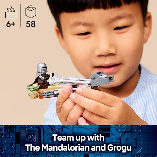 LEGO Star Wars 75436 The Mandalorian and Grogu's Speeder Bike