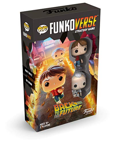 Funkoverse Marty McFly and Doc Brown figures