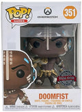 Doomfist with Leopard Skin Overwatch Funko POP! Vinyl Figure, packaging shot