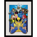 Marvel Comics X-Men Characters Breakout 3D Effect Framed 30, alternate view