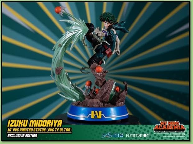 First4Figures - My Hero Academia (Izuku Midoriya) PVC Figuri, rear view