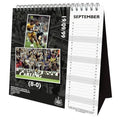 Newcastle United FC Desktop 2025 Calendar, rear view