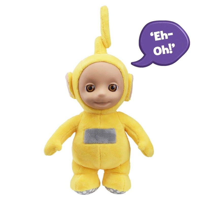 Teletubbies Talking Laa-Laa Soft Plush, in display