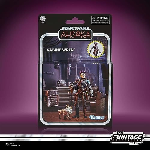 Hasbro Sabine Wren Star Wars Ahsoka Vintage Collection Delux, close-up detail