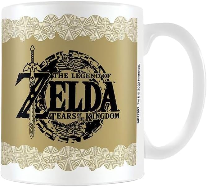 The Legend Of Zelda: Tears of the Kingdom Gold Coffee Mug