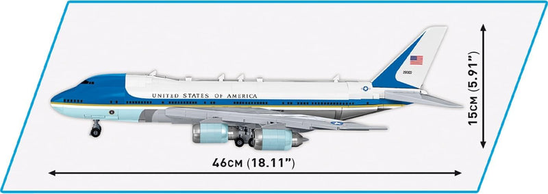Cobi 26610 Boeing 747 Airforce One 1087 pcs - Image 3