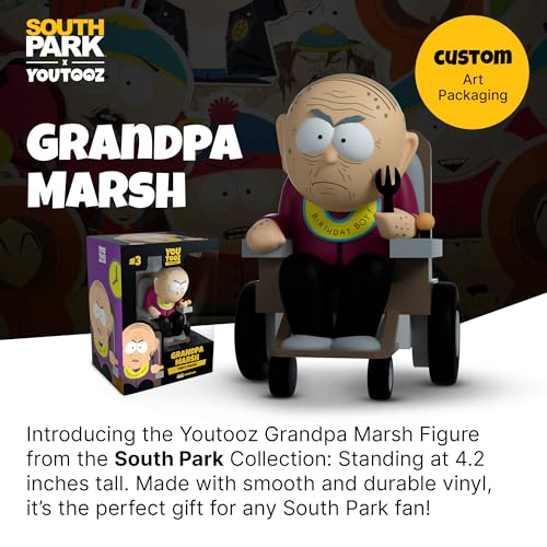 Youtooz Official South Park Grandpa Marsh Vinyl Figure, close-up detail