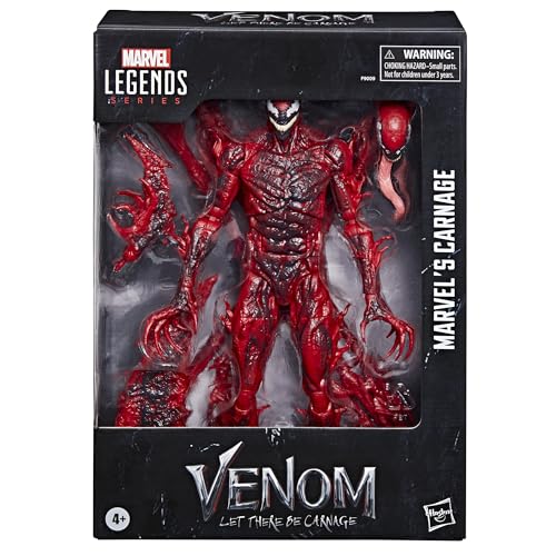Carnage Marvel Legends Venom Series Action Figure, close-up detail