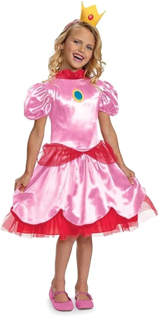 Disguise Princess Peach Fancy Dress Costume (3 4YR) - Image 2
