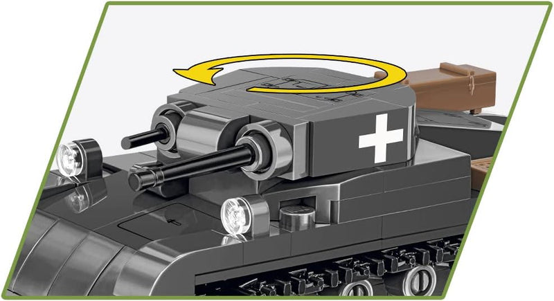 Cobi 2718 World War II Panzer II AusFA 250 pcs - Image 5