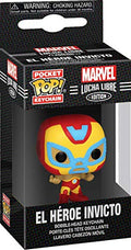 Luchadores Marvel's Iron Man Funko POP! Vinyl Figure Keychai, alternate view