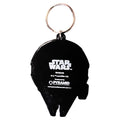 Star Wars Millennium Falcon Keychain, side angle