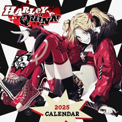 Harley Quinn Square 2025 Calendar, alternate view