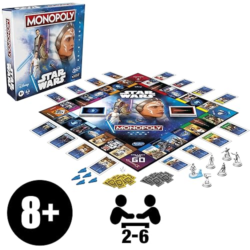 Hasbro Monopoly Star Wars Board Game Light Side Edition Engl (image 3 of 10)