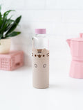 Pusheen Glass Bottle side angle