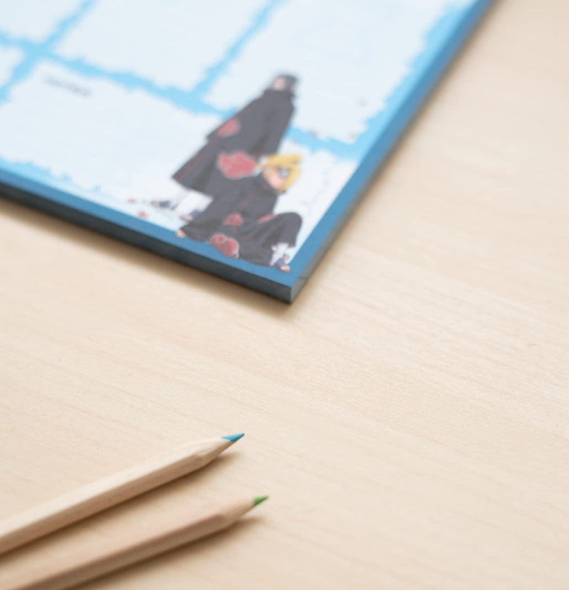Naruto Shippuden A4 Weekly Planner design detail
