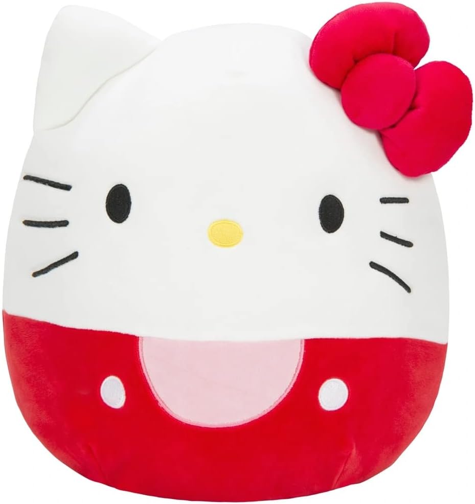 Squishmallow 10" Red Hello Kitty Plush