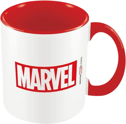 Marvel Logo Red Coloured Inner Ceramic Mug 315ml