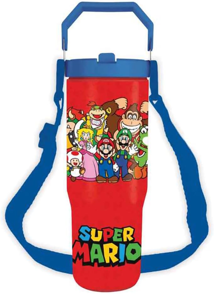 Super Mario Group Shot 30oz XL Pitcher with Strap