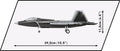 Cobi 5855 Armed Forces Lockheed F22 Raptor 695 pcs