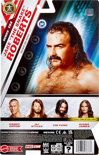 WWE Jake Roberts Main Event Series 154 figure articulation