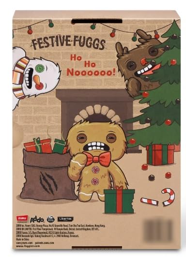 Fuggler Festive Fuggs Gingerbread Man 9" Plush