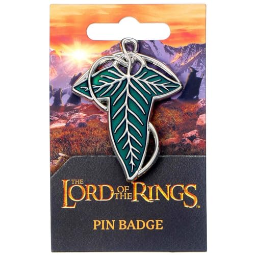 The Lord Of The Rings Badge Leaf Of Lorien, close-up detail