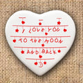 To the Moon and Back Heart Keepsake