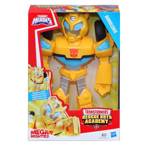 Transformers Rescue Bots Academy Mega Mighties Bumblebee 10" Action Figure
