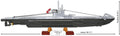 Cobi 4852 World War II Submarine VIIB U-Boat US2 474 pcs
