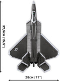 Cobi 5855 Armed Forces Lockheed F22 Raptor 695 pcs