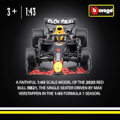 1:43 F1 Red Bull Racing RB20 2024 Verstappen in 12PC Dispens, close-up detail