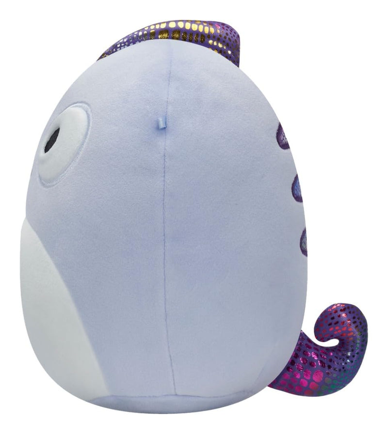 Squishmallows Coleen Purple Chameleon Plush Figure 40 cm, in display