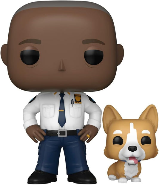 Captain Holt With Cheddar Brooklyn Nine-Nine Funko POP! Vinyl Figure
