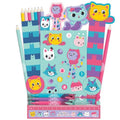 Gabby's Dollhouse Stationery Set Advent Calendar, close-up detail