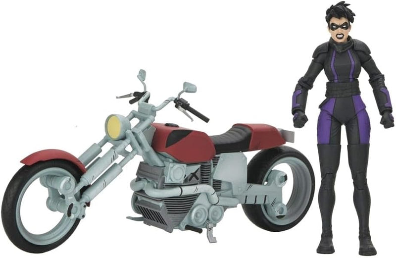 TMNT Comic The Last Ronin - Casey Marie With Last Ronin Motorcycle (TMNT Comic Book Series) 7" Scale Action Figure Teenage Mutant Ninja Turtles