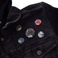 Star Wars Dark Side badges detail