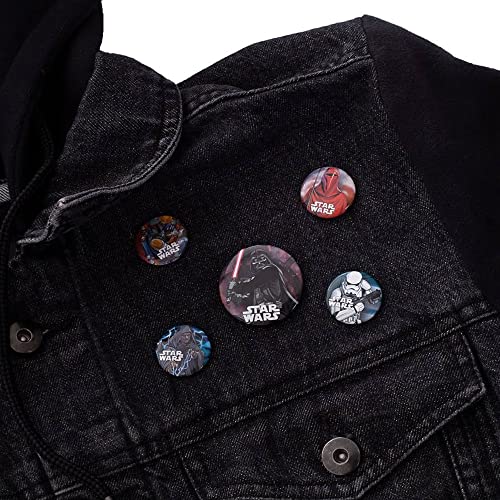 Star Wars Dark Side badges detail
