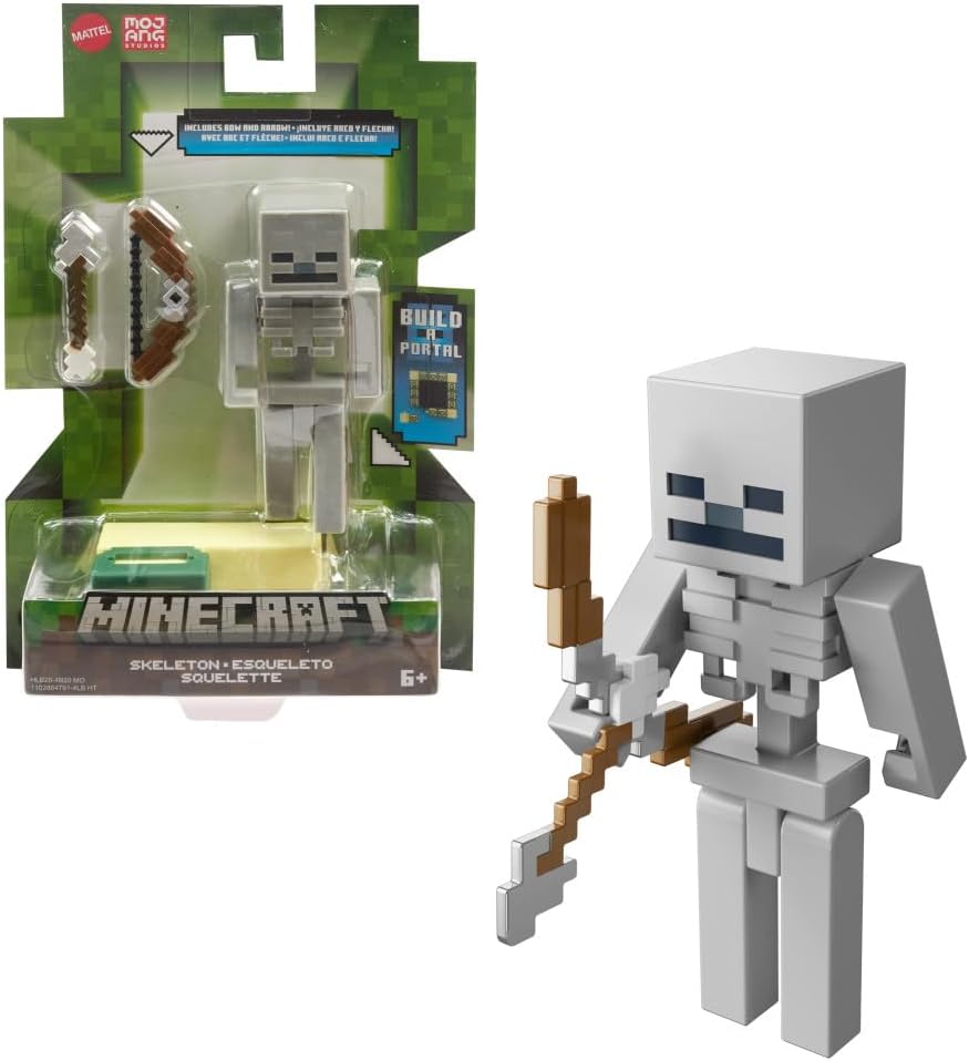 Minecraft 3.25” Skeleton Action Figure