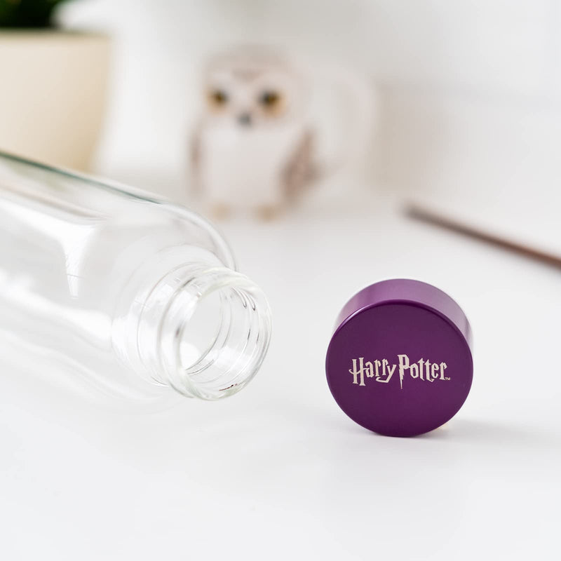 Harry Potter Glass Bottle close up detail