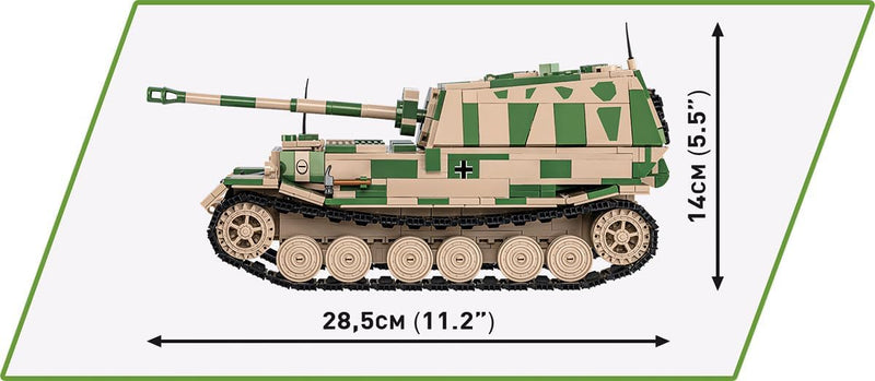 Cobi 2583 World War II S.D.KFZ. 184 Ferdinand 1268 pcs - Image 3