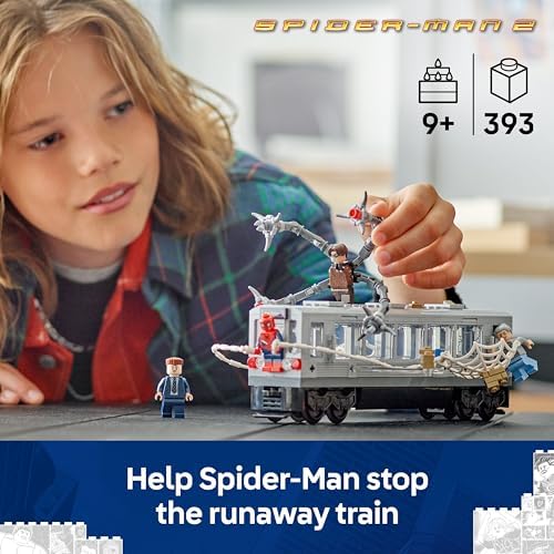 LEGO Marvel 76321 Spider-Man vs Doc Ock Subway Train Scene