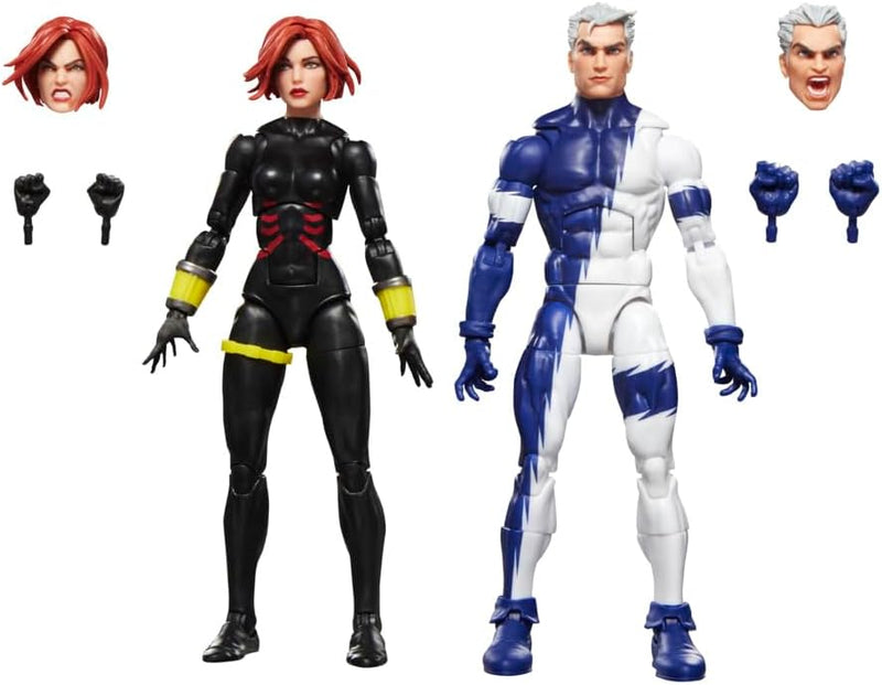Marvel Legends Series Earth's Mightiest Heroes Avengers Black Widow & Quicksilver Action Figure