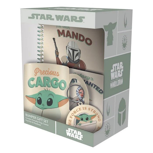 Star Wars: The Mandalorian Precious Cargo Bumper Gift Set (Mug, Notebook, Coaster & Keyring)