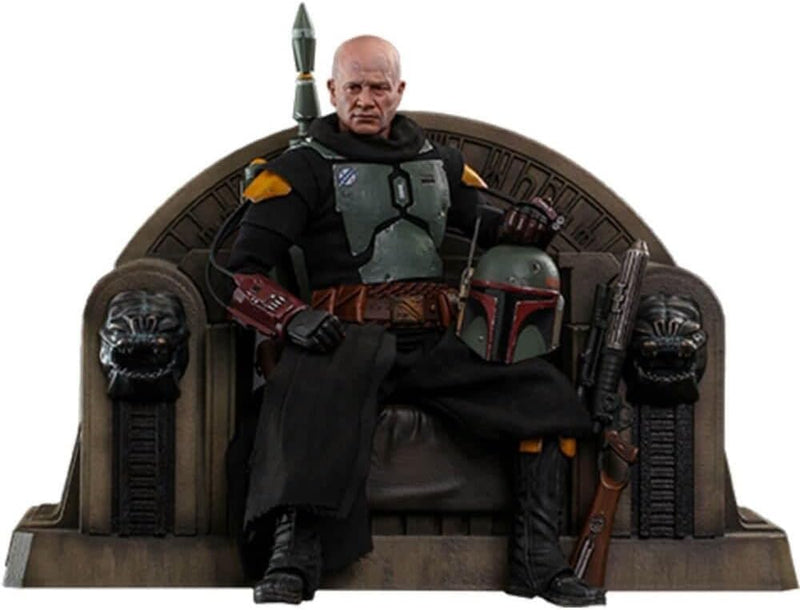 Hot Toys Star Wars The Mandalorian Boba Fett (Repaint Armor) & Throne Sixth Scale 1/6 Set