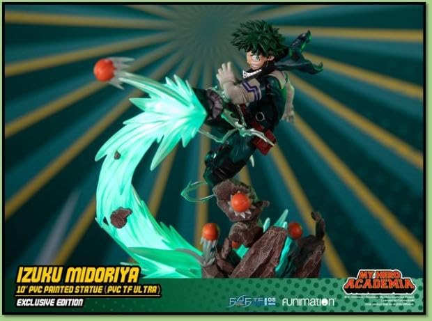 First4Figures - My Hero Academia (Izuku Midoriya) PVC Figuri, close-up detail