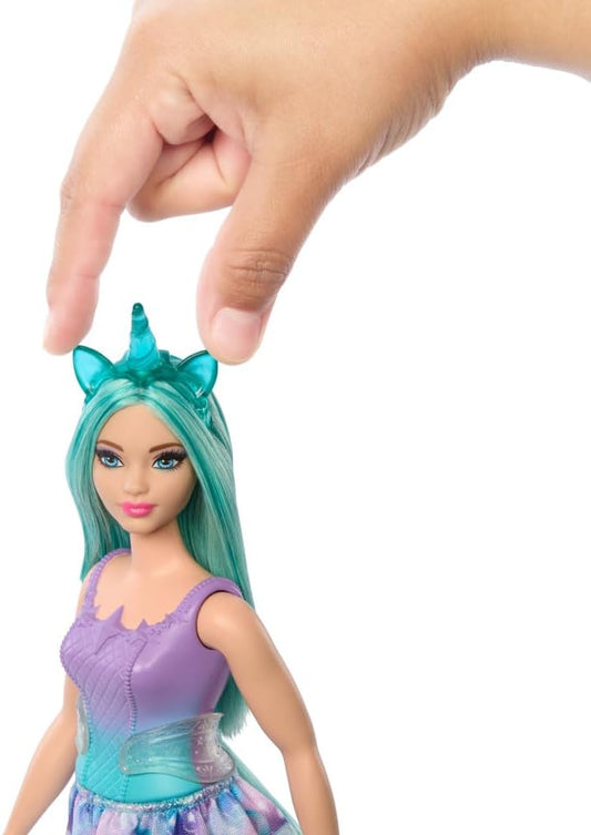 Barbie Unicorn Doll (Green Hair) - Image 2