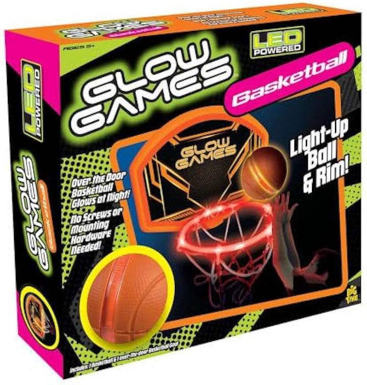 Glow Games Light-Up Basketball Hoop and Ball Set